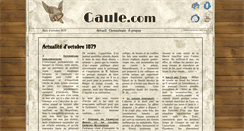 Desktop Screenshot of gaule.com